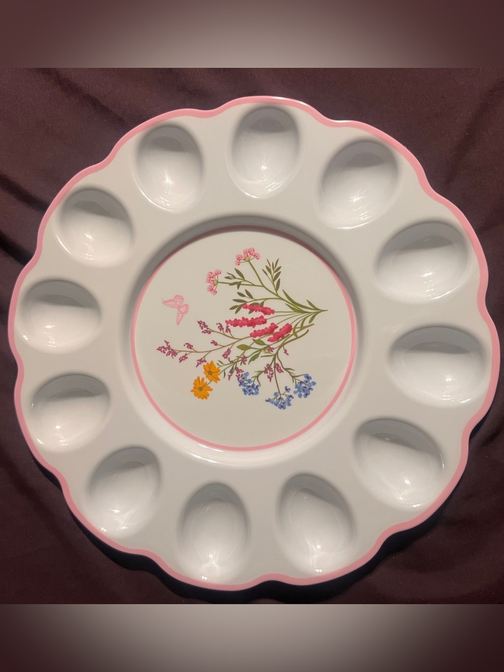 Dolly Parton ~Wildflower Melamine Egg Tray